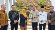 Wako Alfin menyambut Ketua PTA Jambi di Rumah Dinas Wali Kota Sungai Penuh