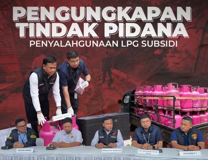 Polri Tangkap 5 Pelaku Oplos Elpiji 3 Kg, Ratusan Tabung Disita