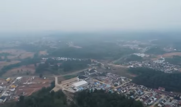 Kabut Asap di Bangko, Merangin (foto ss rianferdiann19)