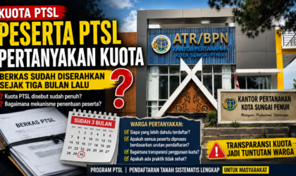 Kuota PTSL Dipersoalkan, Warga Pertanyakan Kinerja Kantor Pertanahan Sungai Penuh