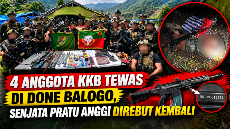 4 Anggota KKB Tewas, Senjata Pratu Anggi Direbut Kembali