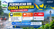 Peringatan Dini Cuaca BMKG 24 September 2026