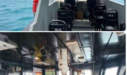 TNI AL mencari lima jurnalis dan tiga kru kapal yang kehilangan kontak saat meliput letusan Gunung Anak Krakatau.