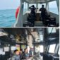 TNI AL mencari lima jurnalis dan tiga kru kapal yang kehilangan kontak saat meliput letusan Gunung Anak Krakatau (foto SetkabRI)