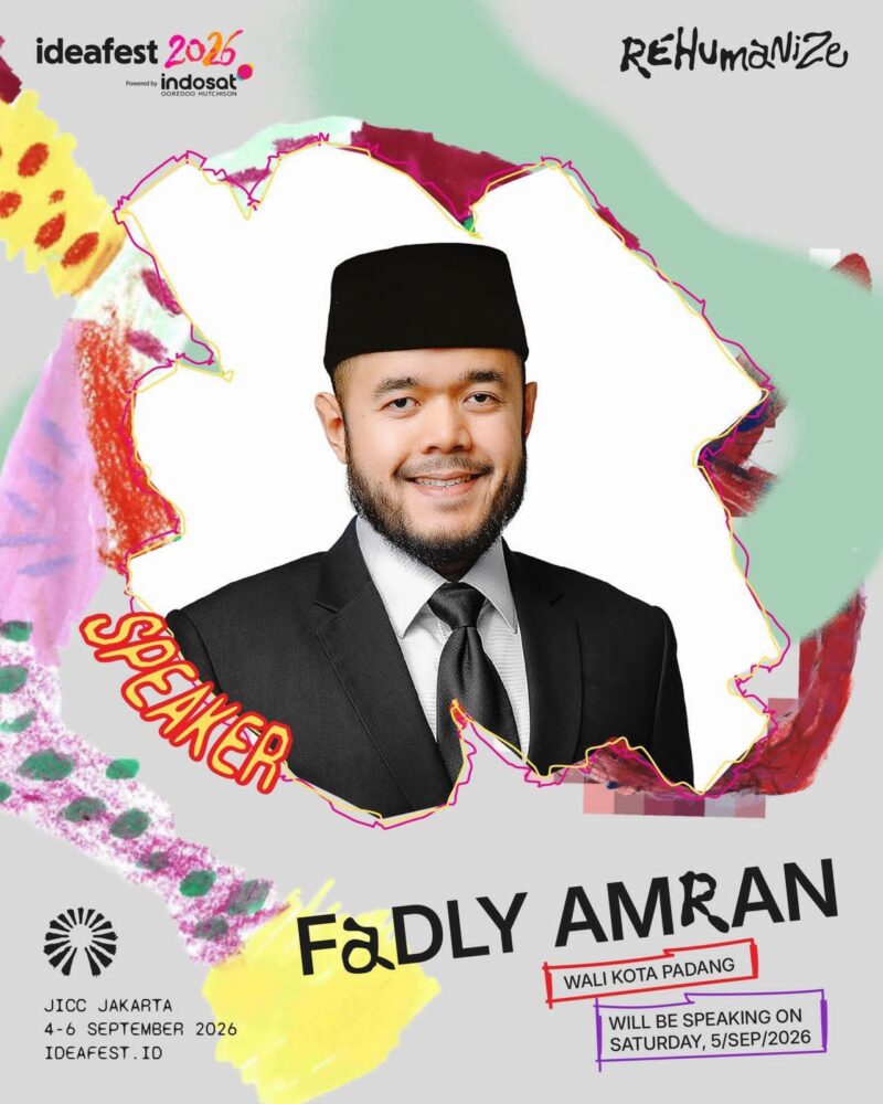 Fadly Amran menjadi salah satu pembicara pada event Ideafest 2026