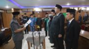 Drs. H. Anwar Sadat, M.Ag., melantik lima pejabat manajerial di lingkungan Pemerintah Kabupaten Tanjung Jabung Barat, Kamis (10/9/2026).