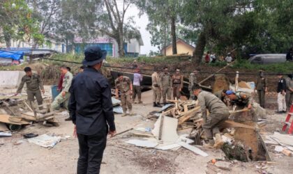 Kios PKL di Pematang Kandis Dibongkar, Pemkab Merangin Siapkan Relokasi