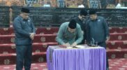 M. Syukur tanda tangan kesepakatan APBD-P 2026
