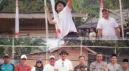 Bupati Sarolangun H. Hurmin membuka Turnamen Volleyball Moenti Cup III