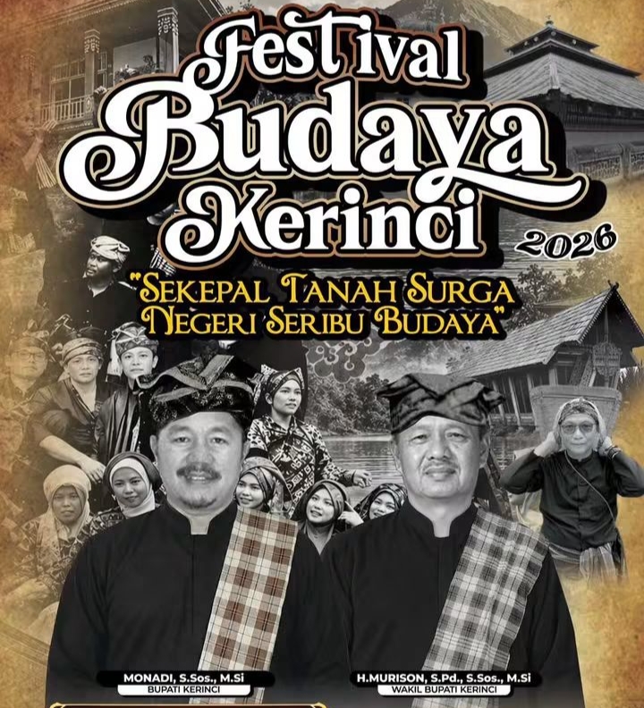 Festival Budaya Kerinci 2026 Siap Digelar