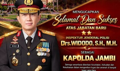 Mutasi 88 Pati Polri, Irjen Widodo Pimpin Polda Jambi