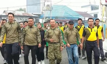 Wakil Ketua DPRD Hardizal Hadiri Olahraga Bersama HUT TNI ke-81
