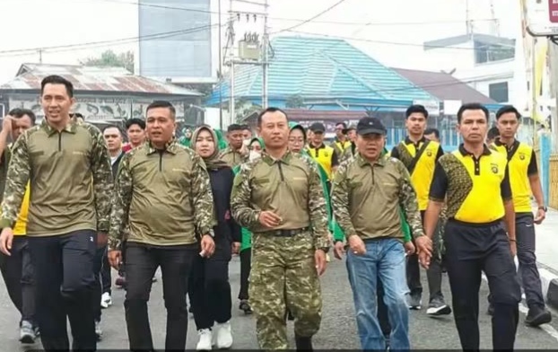 Wakil Ketua DPRD Hardizal Hadiri Olahraga Bersama HUT TNI ke-81