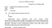 Pelantikan Pimpinan BAZNAS Sungai Penuh Digelar Besok