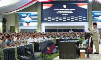 Prabowo Beri Taklimat 800 Perwira Tinggi TNI-Polri