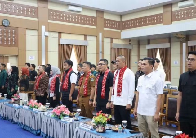 Sekda Alpian Buka Rakercab V HIPMI Sungai Penuh
