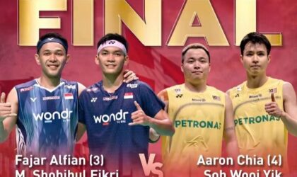 Final Denmark Open 2026: Fajar/Fikri Tantang Aaron/Soh