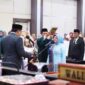 Wawako Azhar Hamzah menghadiri rapat paripurna PAW Hj. Helneti Mesra