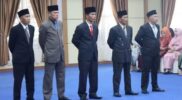 Wawako Azhar Hamzah Lantik Lima Pejabat Eselon II Pemkot Sungai Penuh