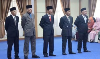 Wawako Azhar Hamzah Lantik Lima Pejabat Eselon II Pemkot Sungai Penuh