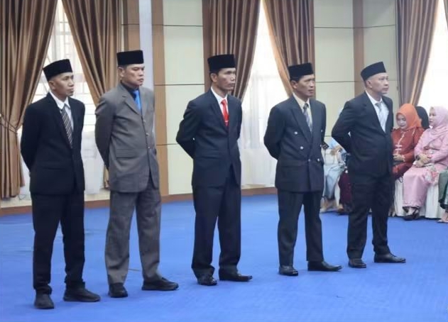 Wawako Azhar Hamzah Lantik Lima Pejabat Eselon II Pemkot Sungai Penuh