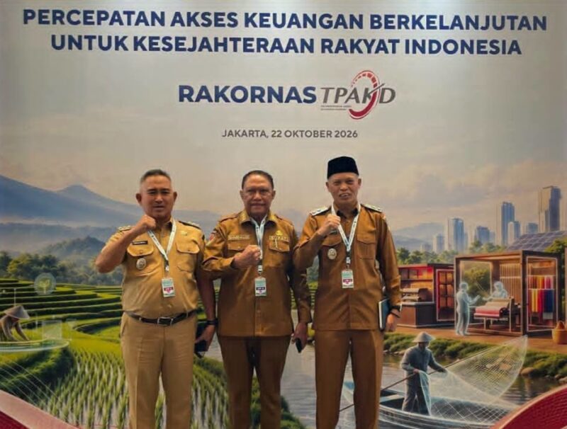 Wawako Azhar Hamzah Hadiri Rakornas TPAKD 2026, Dorong Perluas Akses Keuangan