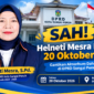 Resmi! Helneti Mesra Segera Duduki Kursi DPRD Sungai Penuh