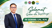 Tri Saswandi Resmi Jadi Wakil Ketua I STKIP