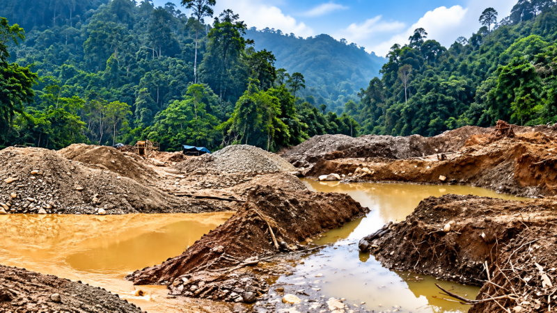 Sungai Penetai di Wilayah Adat Tamia Diduga Jadi Lokasi PETI