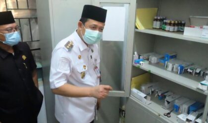 Bambang Bayu Suseno mengecek pelayanan RSUD Sungai Gelam